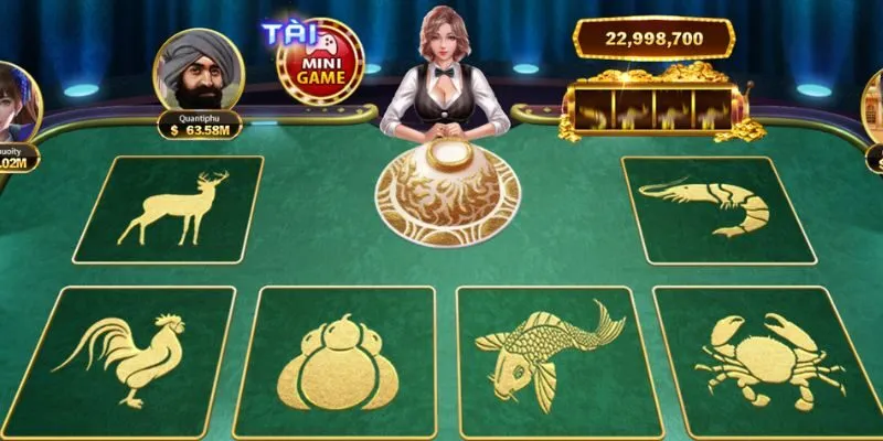 Bầu Cua được biết đến là một trong những trò cá cược tiêu biểu tại Hit Club Bầu Cua được biết đến là một trong những trò cá cược tiêu biểu tại Hit Club